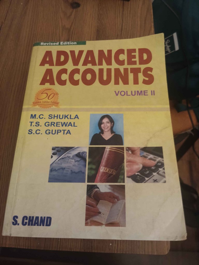 Advanced Accounts vol II by mc shukla,ts grewal