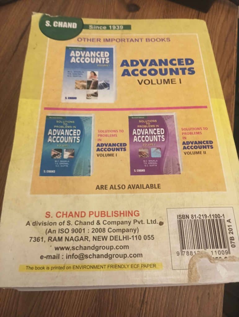 Advanced Accounts vol II by mc shukla,ts grewal photo 2