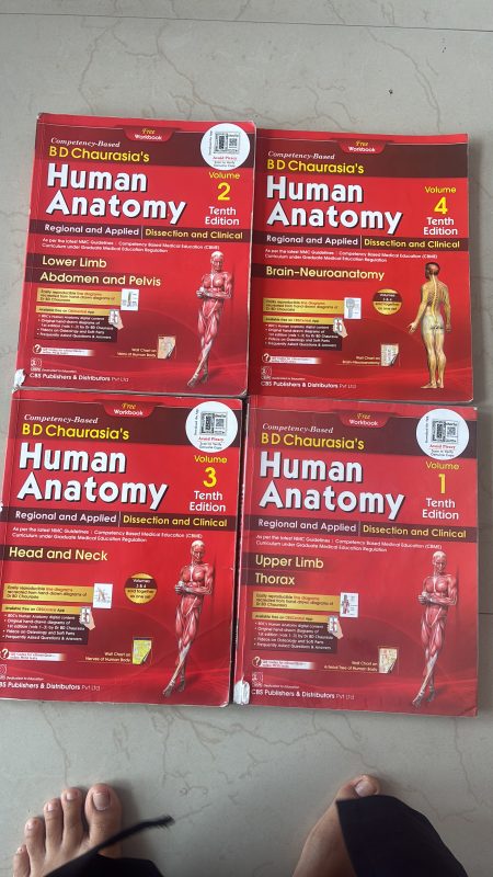 Anatomy BDC textbook 10th edition
