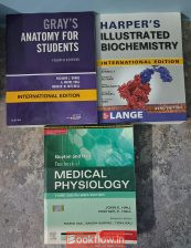 1st Year MBBS Books Set – Gray’s, Guyton, Harper’s