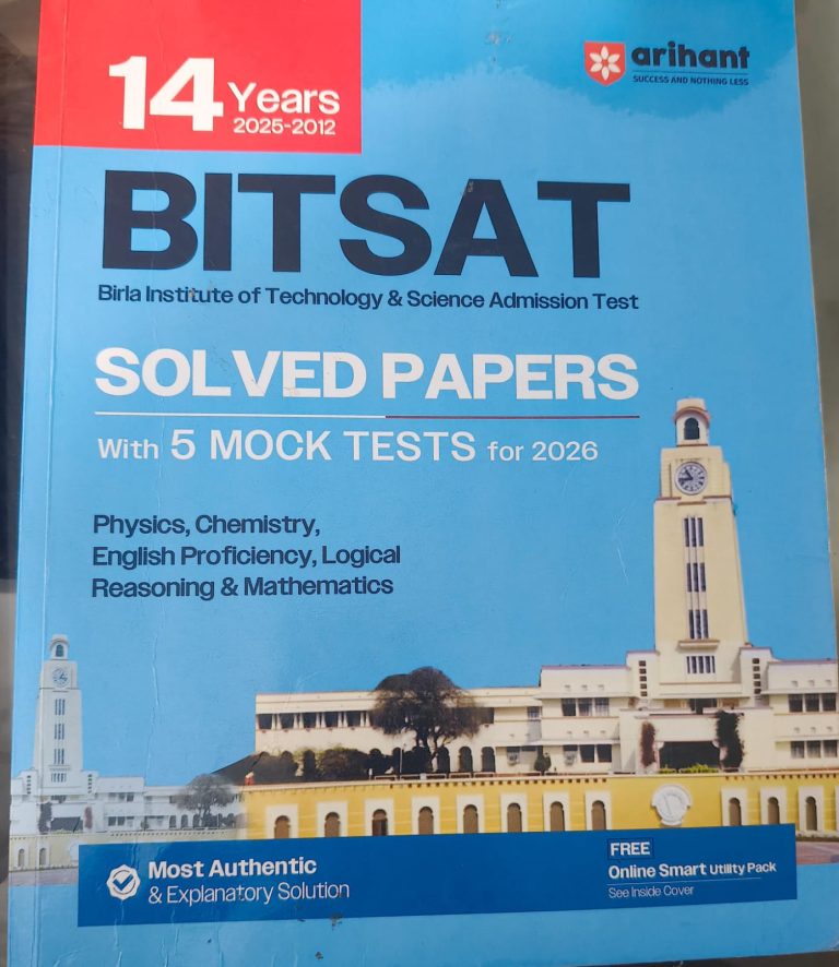 BITSAT Last 14 years solved PYQs by Arihant