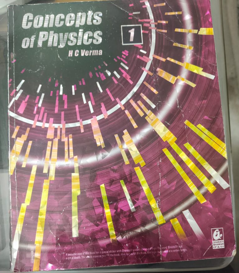 HC Verma Concepts of Physics