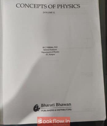 HC Verma Concepts of Physics