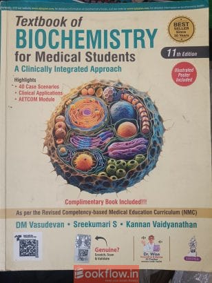 Vasudevan Biochemistry Textbook for MBBS