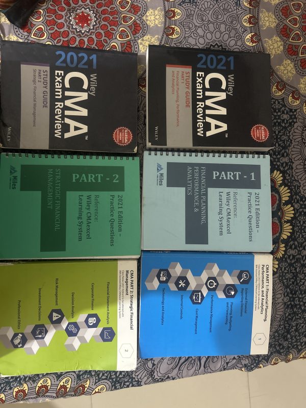 Complete US CMA Miles Education + Wiley 2021 Set (