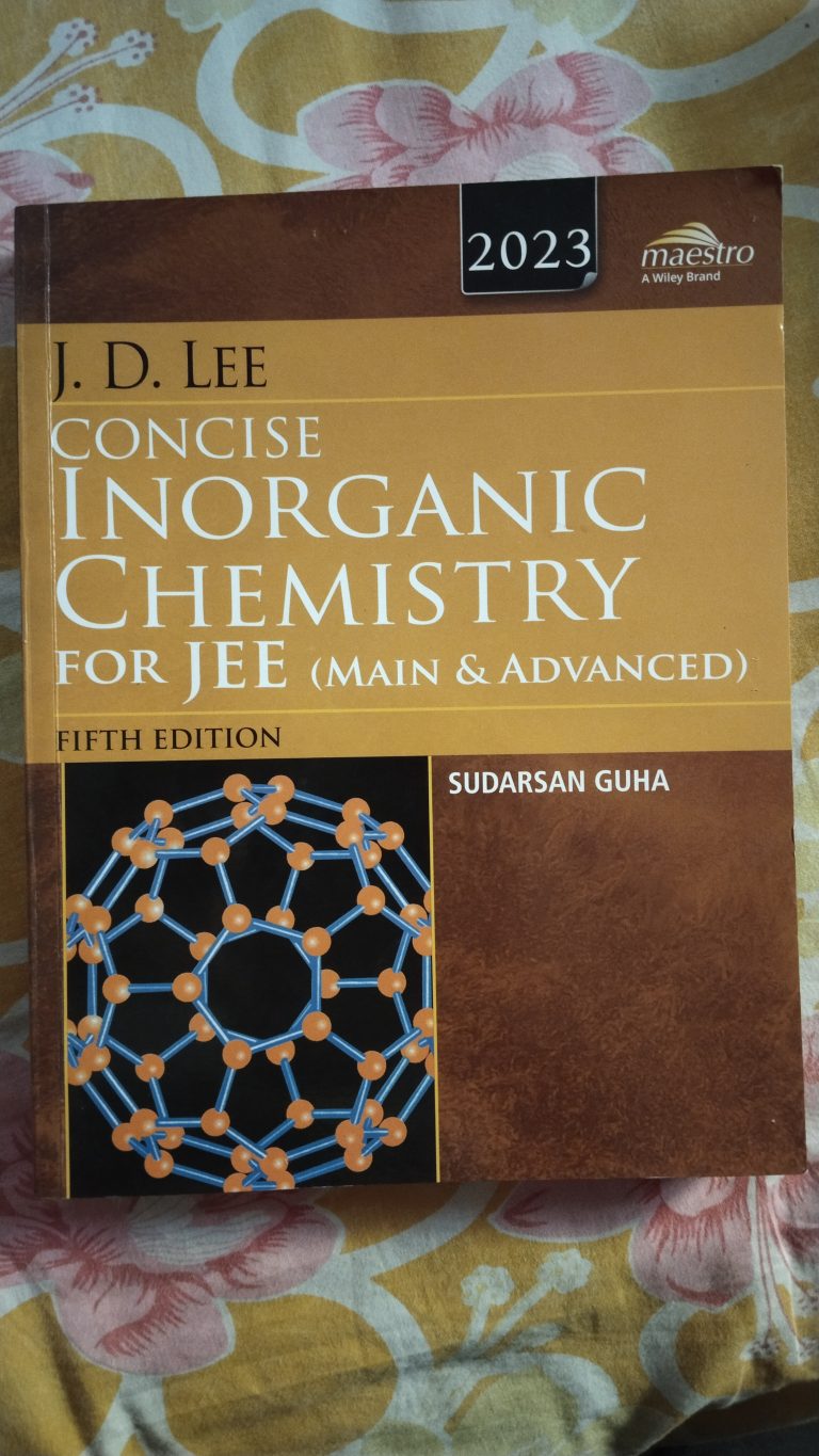 J.D.Lee Concise Inorganic Chemistry for JEE