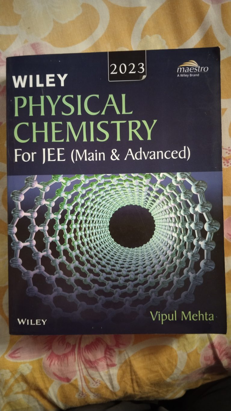 Wiley Physical Chemistry for JEE(Main & Advanced)