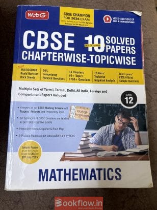 MTG cbse solved papers chapter wise class 12th