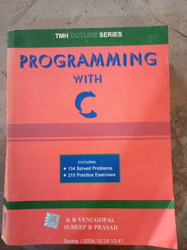 Programming with C KR VENUGOPAl