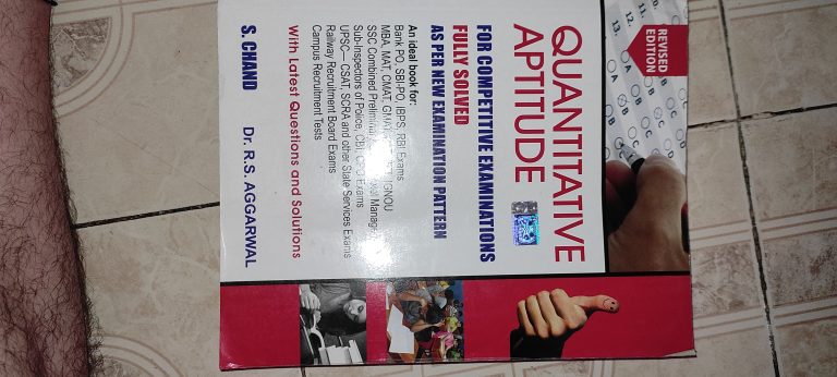 Quantitative aptitude s chand