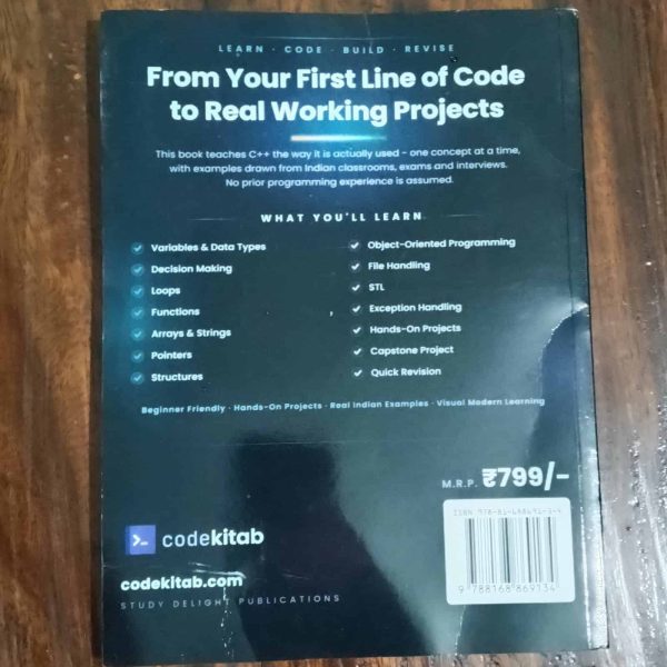 C++ PROGRAMMING for Indian Students