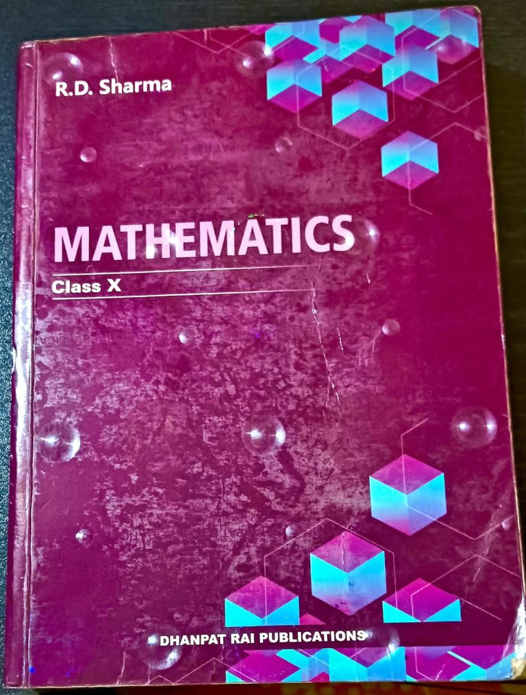 RD Sharma Mathematics Class 10 – Without MCQ Book