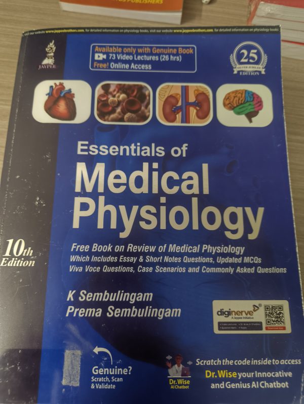 K sembulingam 10th edition madical physiology book