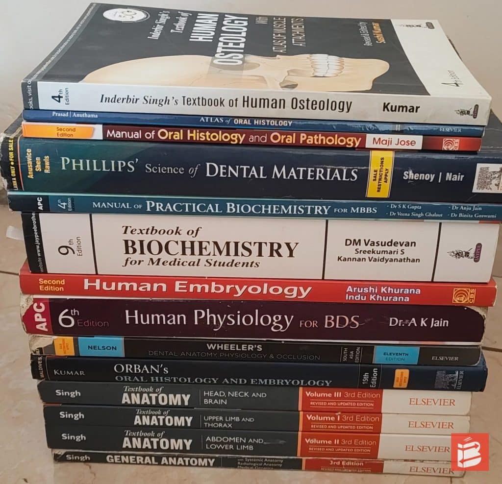 BDS 1st Year Book Set