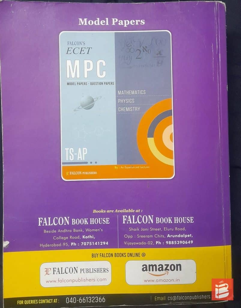 Falcon’s ECET Mathematics Physics Chemistry photo 2
