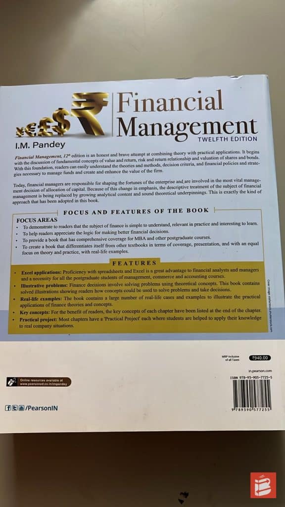 Financial Management – I.M. Pandey photo 2