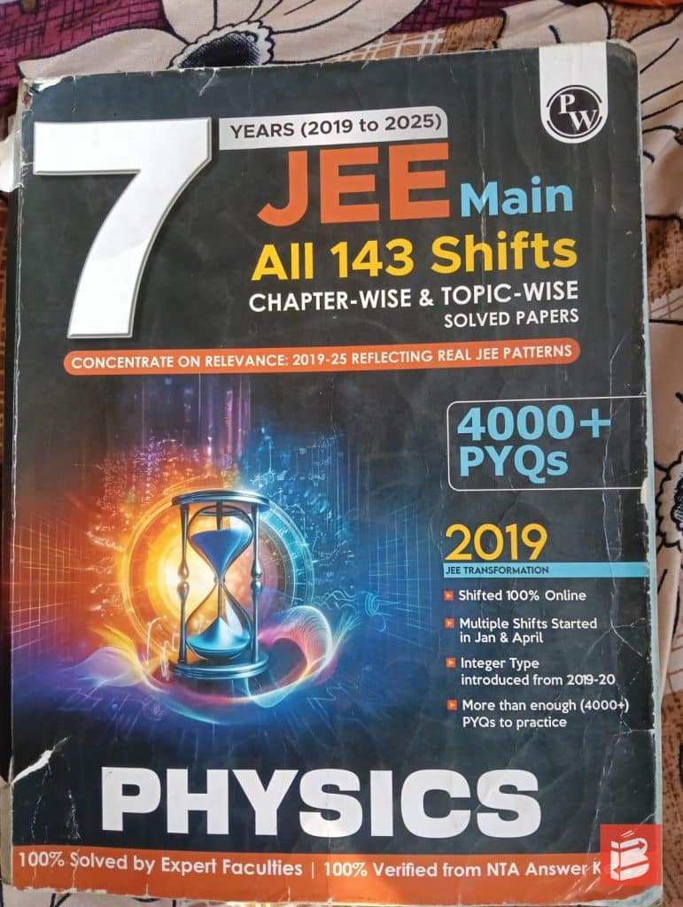 JEE Main PYQ 7 Years Physics photo 2
