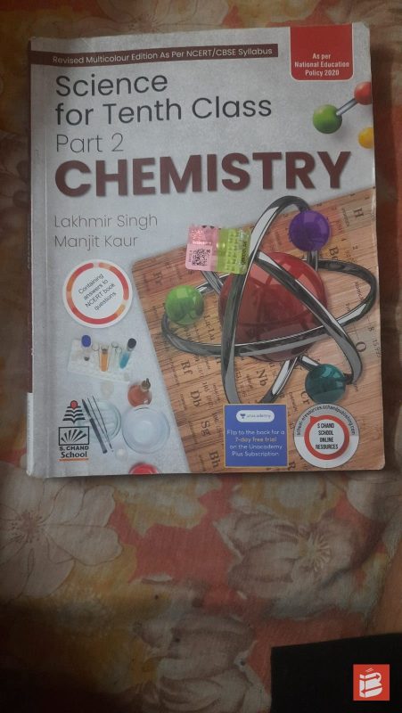 Lakhmir Singh Manjit kaur chemistry class 10