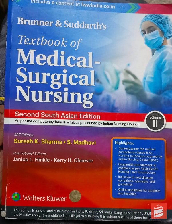 Medical surgical nursing book volume 1 and 2