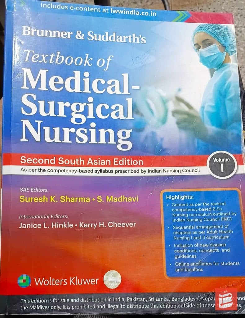 Medical surgical nursing book volume 1 and 2 photo 3