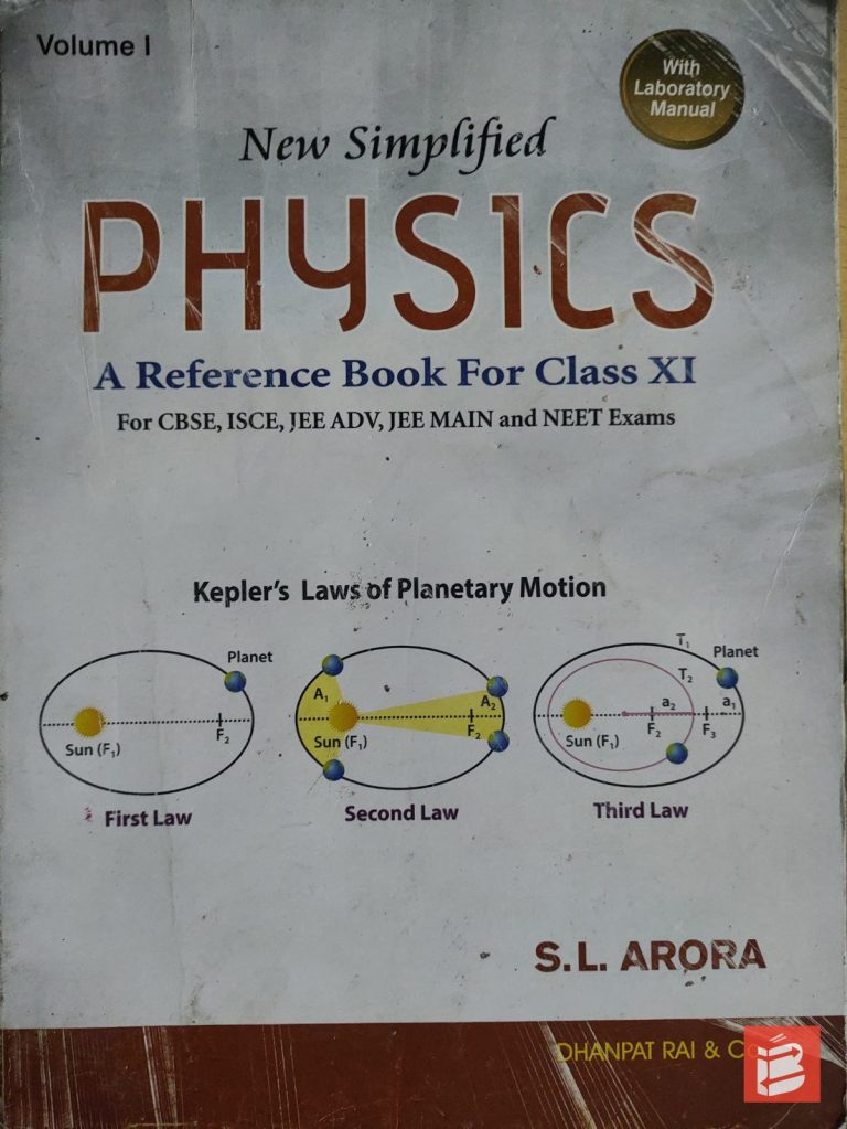 SL Arora Physics Class 11 (Vol.1 and Vol.2)