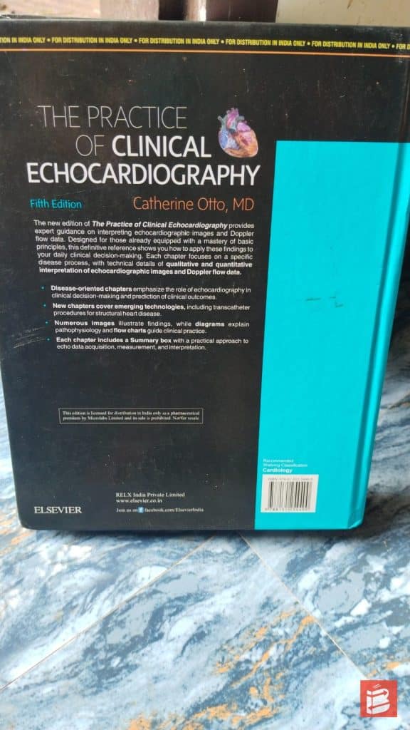 The practice of Clinical Echocardiography -5th edition photo 2